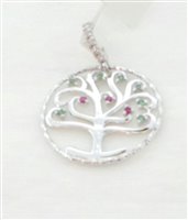 Pendente Lorenza Gioielli Donna Albero Della Vita in Oro Zirconia 986925 - 986925